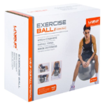 Minge de Fitness 75 cm LiveUp – Antiderapantă, Rezistentă până la 150 kg, pentru Antrenamente Complete - imagine 3