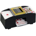Dispozitiv automat de amestecat carti, plastic, negru, 21.5x12x10cm - imagine 3