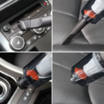 Aspirator Portabil Antbro Mini 2 in 1 cu Baterie Reincarcabila 1200mAh, USB, Compact, Pentru Curatare Auto si Motocicleta - imagine 2