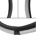 Husă Volan Auto Premium cu Strass, Diametru 38 cm, Mărime Universală, Design Elegant - imagine 3