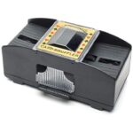 Dispozitiv automat de amestecat carti, plastic, negru, 21.5x12x10cm - imagine 4