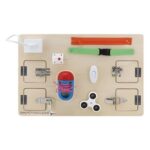 Tabla Educativa din Lemn cu Activitati Montessori - Image 2