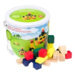 Caramizi de Constructie din Lemn in Galeata - 50buc - Image 2