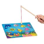 Joc Magnetic Puzzle din Lemn Pesti Undita 30x22.5cm - Image 2