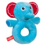 Jucarie Zornaitoare Inel Bleu Elefant - Fisher Price - Image 2