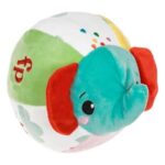 Minge Zornaitoare Textila Elefant 12cm - Fisher Price - Image 2
