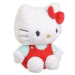 Figurina de Plus Hello Kitty cu Rochie Rosie 28cm - Image 2