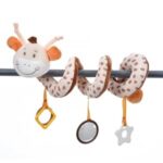 Jucarie Spiralata pentru Patut Bebe Girafa cu Dentitie 30cm