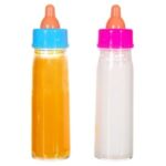 Biberon pentru Papusa Bebelus 10cm - 2buc