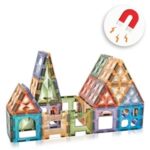 Set Caramizi Magnetice Colorate Gradina Zoologica - 77 de piese