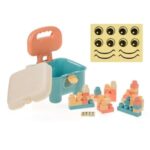 Galeata Scaun cu Cuburi Moi Soft Block - 32 de piese