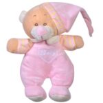 Jucarie Zornaitoare Ursulet de Plus Roz 18cm