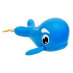 Jucarie de Baie Balena care Inoata Bleu 13cm