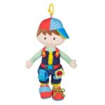 Papusa Textila Educativa Baiat 40cm