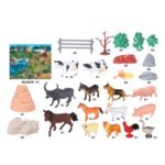 BestSellers Set cu Animale de la Ferma din Plastic - 50 de piese