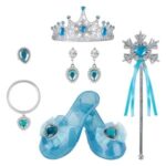 Set de Joaca cu Pantofi Bleu & Accesorii de Printesa