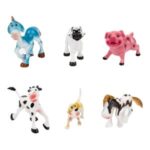 Figurine Animale de la Ferma Cartoon - 6buc