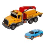 Camion Platforma Macara cu Masina Lumina & Sunet - Image 2