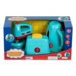 Set Aparate de Bucatarie Mixer Fierbator Apa Prajitor de Paine cu Sunet si Lumina - Image 2