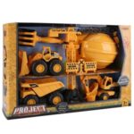 Set cu Vehicule de Santier Accesorii si Casca - Image 2