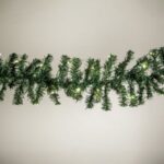 Ghirlanda Decorativa de Craciun Verde Ninsa cu 180 de Ramuri & 60 LED-uri 2,7m x 17cm - Image 2