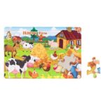 Puzzle Animale de la Ferma & Fermier (24 de piese) - Image 2