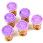 Bildo DOH Plastilina Mov in Pahar cu Capac Forma Model de Animal 130g - Image 2
