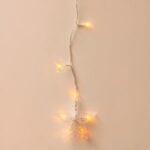Instalatie de Lumini Perdea cu 252 de Becuri LED Stele Interconectabila de Interior & Exterior 4m - Alb Cald - Image 2