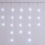 Instalatie Tip Perdea cu 400 LED-uri si Programe de Interior-Exterior 10m - Alb Rece - Image 2
