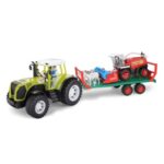 Tractor cu Remorca Masina de Treierat & Sunet - Image 2
