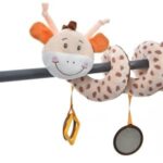 Jucarie Spiralata pentru Patut Bebe Girafa cu Dentitie 30cm - Image 2