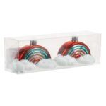 Ornamente Brad de Craciun Rainbow Color 8.5cm - 2buc - Image 2