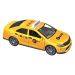 Masina Taxi Galbena cu Lumina & Sunet - Image 2