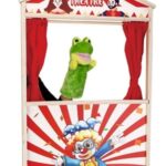 Figurina din Plus Broscuta Verde pentru Teatru de Papusi 28cm - Image 2