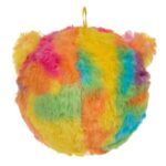 Minge Pufoasa Colorata Vulpe 3D cu Urechi 15cm - Image 2