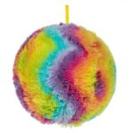 Minge Pufoasa Colorata Monstru cu Ochi 3D 22cm - Image 2
