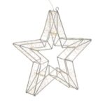 Stea Metalica Decorativa Flash 1250 LED 46x8x45.5cm - Alb Cald - Image 2