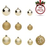 Globuri de Craciun  Aurii  Value Pack  3-4-6 cm - Image 2