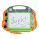 Tabla Magnetica pentru Desen Verde Lime Portocalie Animale Marine 31.5x2.5x23.8cm - Image 2