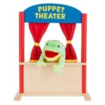 Figurina din Plus Broscuta Verde pentru Teatrul de Papusi 42cm - Image 2