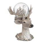 Figurina Decorativa de Craciun Cap de Ren cu LED 17x21x22cm - Image 2