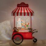 Glob de Zapada de Craciun Candy Shop cu LED & Muzica 17x9x28cm - Image 2