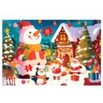 Puzzle de Craciun Figurine in Sat Nins (24 piese) - Image 2