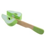 Set de Joaca din Lemn cu Fructe & Cutit 24,5x17,5cm - Image 2