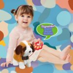 Catel Interactiv Maro Alb cu Lesa Sunet & Miscare - Image 2