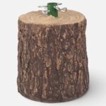 Suport pentru Brad de Craciun cu Aspect de Trunchi Natural 23x24cm - Image 2
