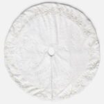 Covoras Alb pentru Bradul de Craciun Ø120cm - Image 2