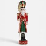 Figurina Soldat de Craciun de Podea Rosu cu LED 100cm - Image 2