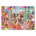 Puzzle cu 2 Imagini Caini Pisici cu Dulciuri (2x500 de piese) - Trefl - Image 2