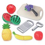 Fructe Artificiale din Plastic cu Tocator & Accesorii